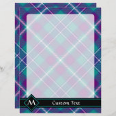 Grüner, Lila und blauer Tartan (Vorne/Hinten)