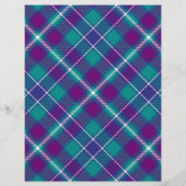 Grüner, Lila und blauer Tartan (Rückseite)