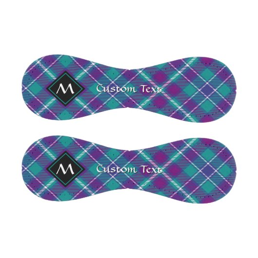 Grüner, Lila und blauer Tartan Baseball (Paneele)