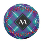 Grüner, Lila und blauer Tartan Baseball (Vorderseite Links)