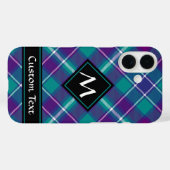 Grüner, Lila und blauer Tartan Case-Mate iPhone Hülle (Rückseite (Horizontal))