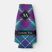 Grüner, Lila und blauer Tartan Flaschenkühler (Vorderseite)