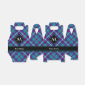 Grüner, Lila und blauer Tartan Geschenkschachtel (Ungefaltet)