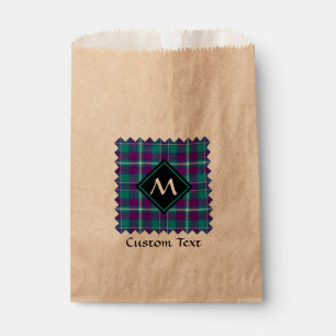 Grüner, Lila und blauer Tartan Geschenktütchen