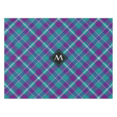 Grüner, Lila und blauer Tartan Tischdecke (Vorderseite (Horizontal))