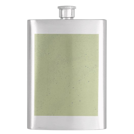 Grüner Limonensand Flachmann (Vorderseite)