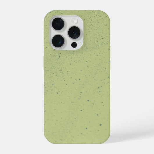 Grüner Limonensand iPhone Hülle (Rückseite)