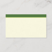 Grüner Limoner Zitrusfrüchteeslices Nutritionist Visitenkarte (Rückseite)