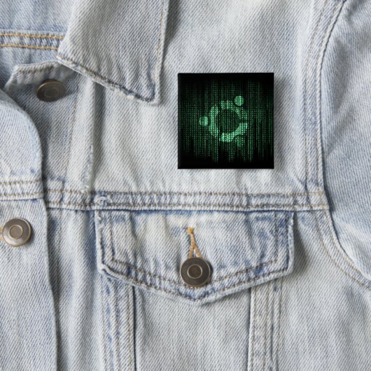 Grüner Linux-Anschluss Button (Beispiel)