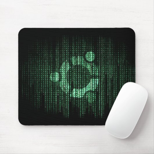 Grüner Linux-Anschluss Mousepad (Mit Mouse)