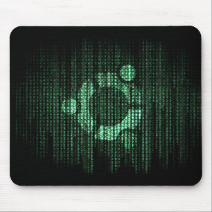 Grüner Linux-Anschluss Mousepad