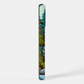Grüner LKW im Wald iPhone Hülle (Rechte Seite)