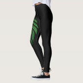 Grüner Löwe-Kopf gehen Löwen auf allen möglichen Leggings (Links)
