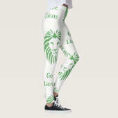 Grüner Löwe-Kopf gehen Löwen auf allen möglichen Leggings (Rechts)