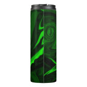 Grüner Malachitstein Thermosbecher (Rückseite)