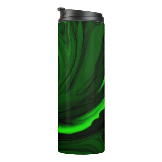 Grüner Malachitstein Thermosbecher (Nach rechts gedreht)