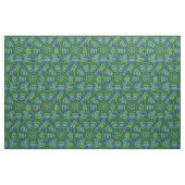 Grüner Mandala-abstraktes Gewebe Stoff (Fat Quarter (45,7 x 55,9 cm))
