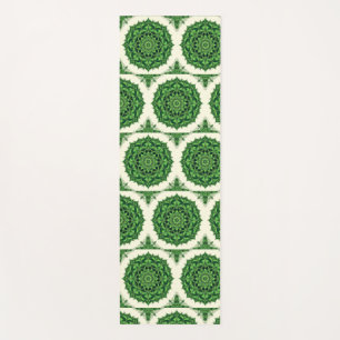 Grüner Mandala Yogamatte