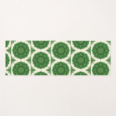 Grüner Mandala Yogamatte (Vorderseite (Horizontal))