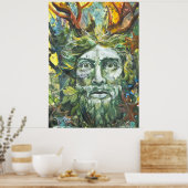 Grüner Mann 2012 Poster (Küche)