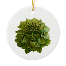 Grüner Mann des Waldes