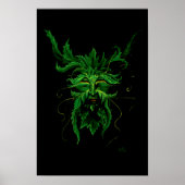 Grüner Mann Poster (Vorne)