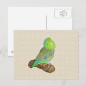 Grüner Männchen Postkarte (Vorne/Hinten)