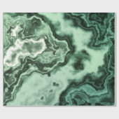 Grüner Marmor 1 Geschenkpapier (Flach)