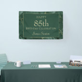 Grüner Marmor 85. Geburtstag Banner (Messe)
