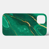 Grüner Marmor Case-Mate iPhone Hülle (Rückseite (Horizontal))