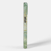 Grüner Marmor Chic Gold Glitter Monogramm Case-Mate iPhone Hülle (Rückseite / Rechts)