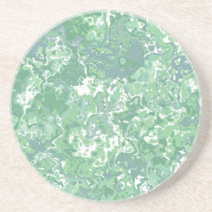 Grüner Marmor Getränkeuntersetzer