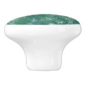 Grüner Marmor Keramikknauf (Seitenansicht)