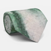 grüner Marmor Krawatte (Gerollt)