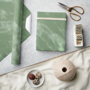 Grüner Marmor-Look Geschenkpapier