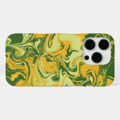 Grüner Marmor - Papiermarmor Case-Mate iPhone Hülle (Rückseite (Horizontal))