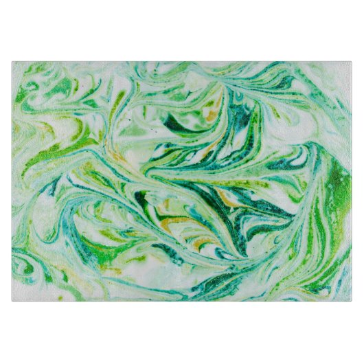 Grüner Marmor Schneidebrett (Vorderseite)