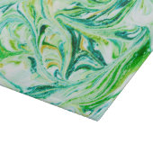Grüner Marmor Schneidebrett (Ecke)