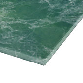 Grüner Marmor Schneidebrett (Ecke)