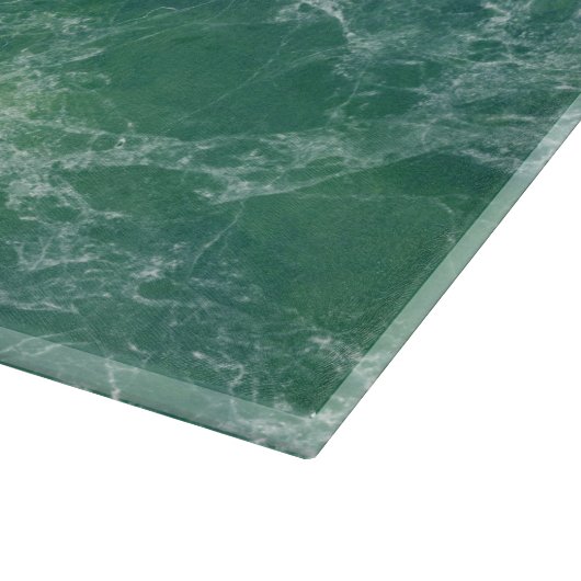 Grüner Marmor Schneidebrett (Ecke)