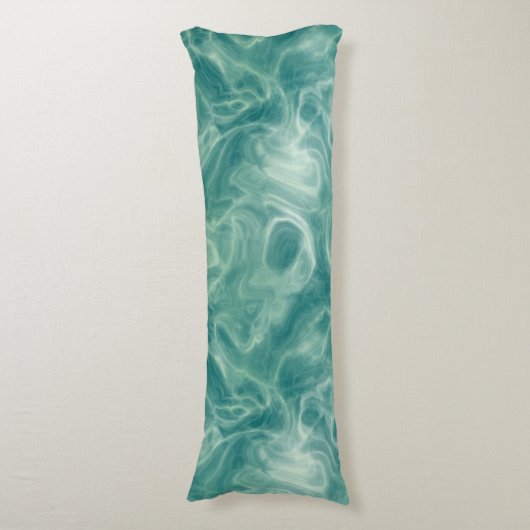 grüner Marmor Seitenschläferkissen (Vorderseite Vertikal)