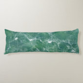 Grüner Marmor Seitenschläferkissen (Vorderseite)