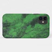 Grüner Marmorstein Case-Mate iPhone Hülle (Rückseite (Horizontal))