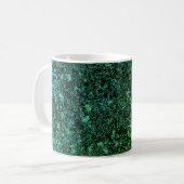 grüner Marmorstil Kaffeetasse (Vorderseite Links)