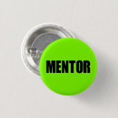 Grüner Mentor Button (Vorne & Hinten)