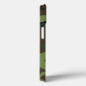 Grüner Militär Tarnanzug Wald Case-Mate iPhone Hülle (Rückseite / Rechts)