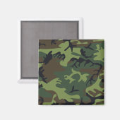 Grüner Militär Tarnanzug Wald Magnet (Vorderseite/Rückseite)