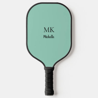Grüner minimalistischer Pickleball-Schläger mit in Pickleball Schläger