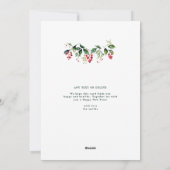 grüner, moderner Kranz ein Foto frohe Weihnachten (Rückseite)