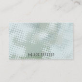 Grüner moderner visitenkarte (Rückseite)